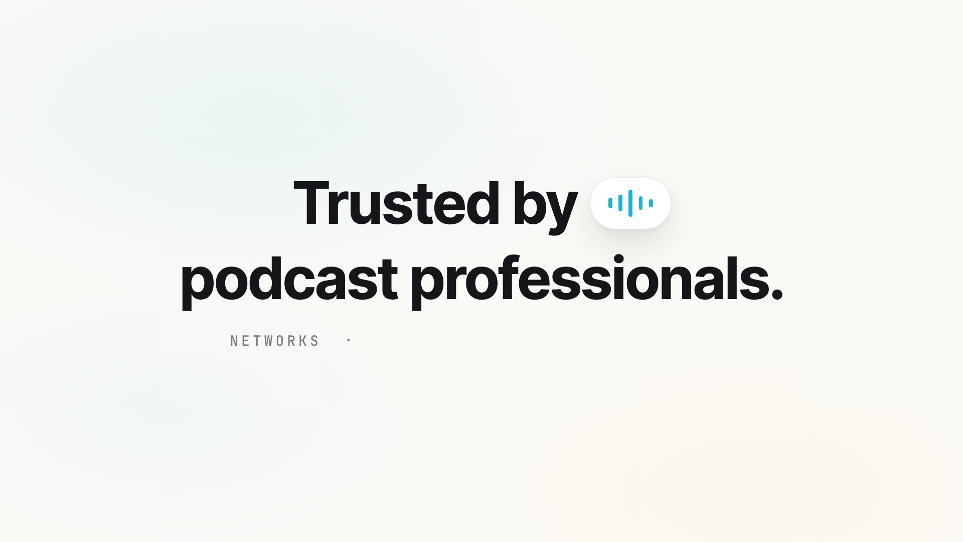 Trusted by podcast professionals: frame from the PROOF tools tour video